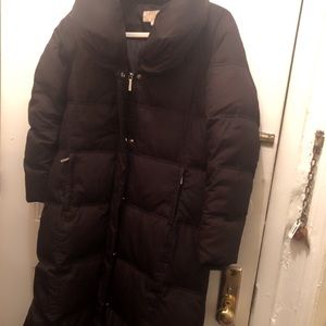 Black long Michael Kors coat